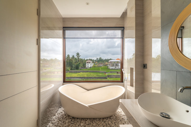 Spa-like bathroom