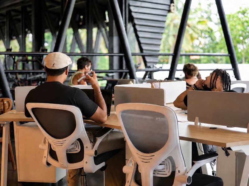 Co-working space with high speed internet at Rendezvous Resort Ubud